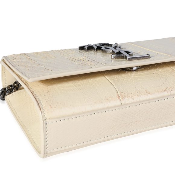 Saint Laurent White Creme Ayers Small Kate Palm Tree Bag - Picture 8 of 8